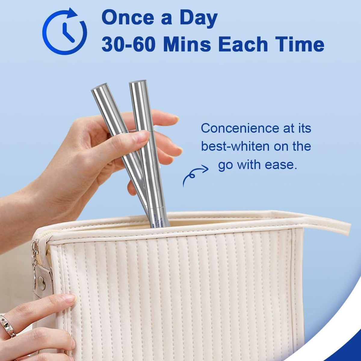 🦷SmileFitPro 35%CP Teeth Whitening Pen (30+ Treatment - Mint Flavor, Enamel Safe, Dentist Formulated, 10 Min Fast Whitening)