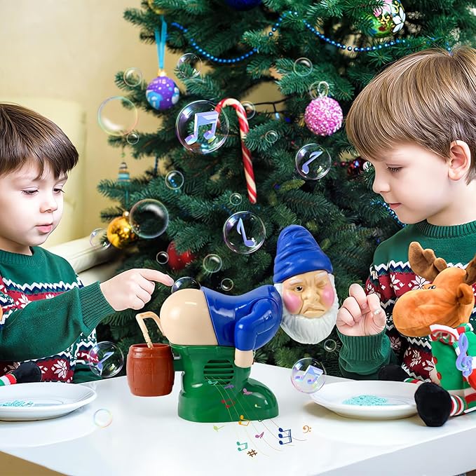 🎅🎁 Santa Claus Bubble Machine – Funny Farting Santa Toy with Lights, Music & Bubbles | A Must-Have Christmas Hit for Kids’ Holiday Fun! 🎅