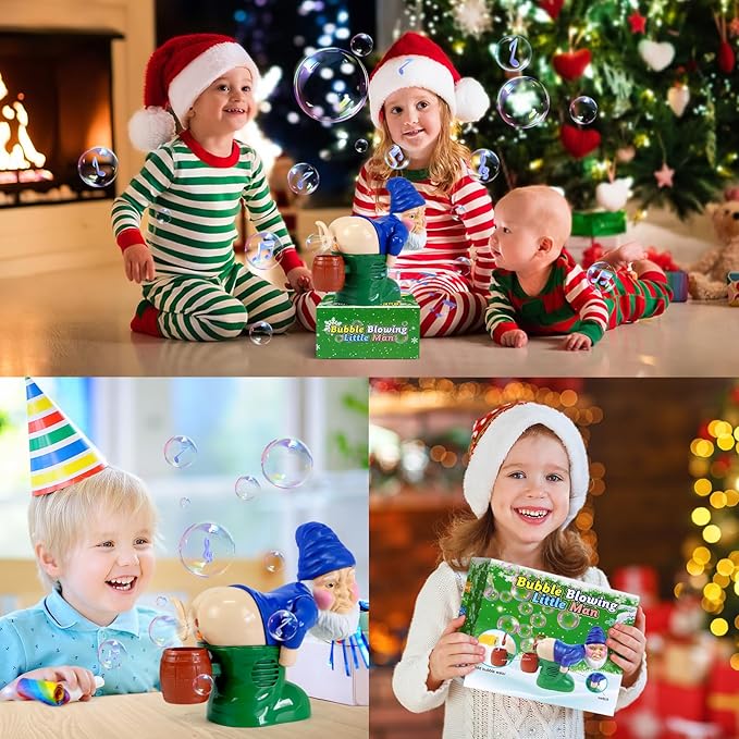 🎅🎁 Santa Claus Bubble Machine – Funny Farting Santa Toy with Lights, Music & Bubbles | A Must-Have Christmas Hit for Kids’ Holiday Fun! 🎅