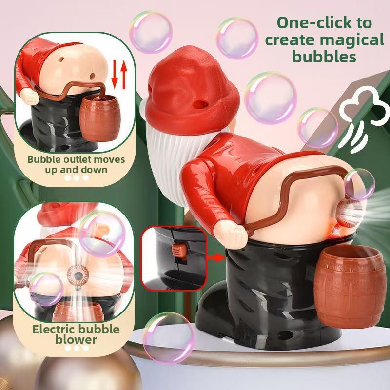 🎅🎁 Santa Claus Bubble Machine – Funny Farting Santa Toy with Lights, Music & Bubbles | A Must-Have Christmas Hit for Kids’ Holiday Fun! 🎅